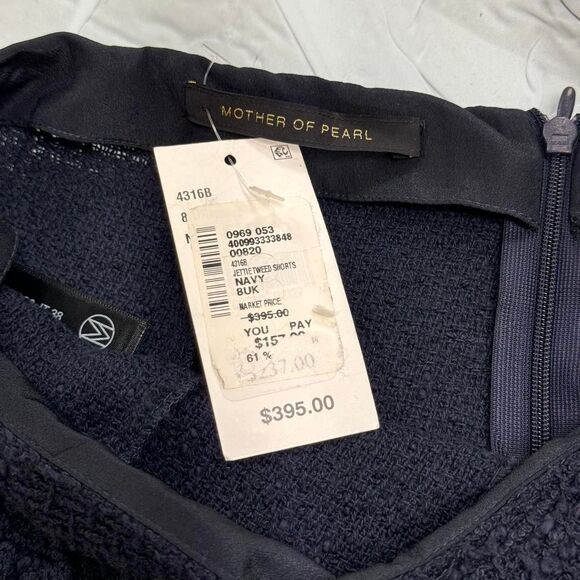 Navy Ruffle Shorts - Picture 4 of 4